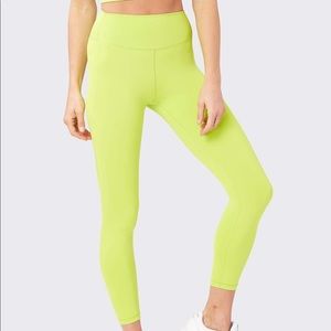 Splits59 Kinney 7/8 High Waisted Legging, Neon Green